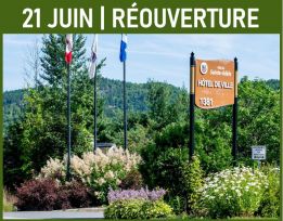 Lundi 21 juin | Réouverture des bâtiments municipaux au public