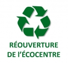 15 juillet | Réouverture de l’Écocentre