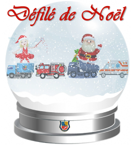 23 décembre | Défilé de Noël du Service des travaux publics et des incendies