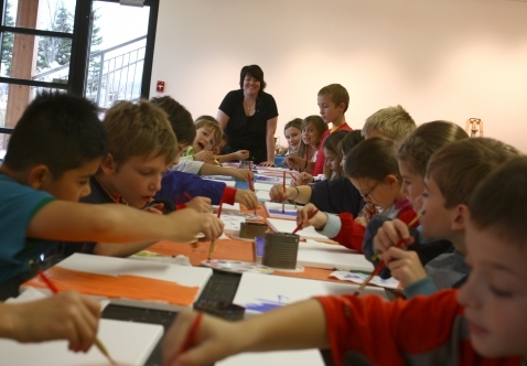Atelier de création avec les écoles