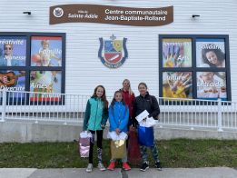 La Ville de Sainte-Adèle remet des bourses à 3 jeunes athlètes adéloises