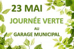 Journée verte au garage municipal