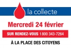 24 février | Collecte  de  sang  des Chevaliers de Colomb de Sainte-Adèle ***COMPLET