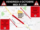 OKTOBIERFEST | ENTRAVES ROUTIÈRES LE VENDREDI 4 OCTOBRE
