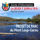 Projet de Parc du Mont Loup-Garou - soirée d'information