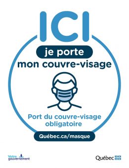 À compter du 18 juillet - Port du masque obligatoire dans les lieux publics