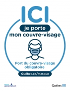 À compter du 18 juillet - Port du masque obligatoire dans les lieux publics