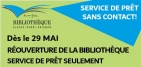 Vendredi 29 mai | Réouverture de la bibliothèque Claude-Henri-Grignon