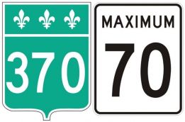 Nouvelle limite de vitesse sur la route 370 à Sainte-Adèle