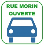 21 août | Réouverture de la rue Morin - travaux complétés