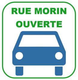 21 août | Réouverture de la rue Morin - travaux complétés