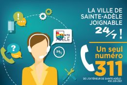 Faites le 311 pour joindre la ville