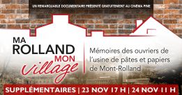 Documentaire Ma Rolland, Mon Village | SUPPLÉMENTAIRES!