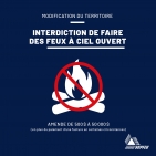 25 mai | INTERDICTION DE FEUX À CIEL OUVERT