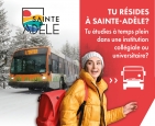 Transport gratuit pour les étudiants de niveau collégial et universitaire ou inscrits à un programme de formation professionnelle