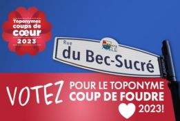 Toponyme coup de foudre 2023!