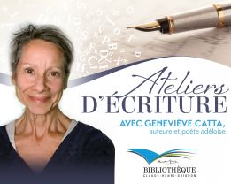 Ateliers d’écriture avec Geneviève Catta ***COMPLET