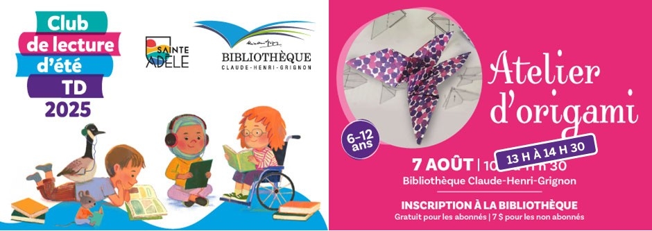 Club de lecture TD | origami