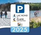 Plage Jean-Guy-Caron et lac Rond | Stationnements payants pour les non-résidents