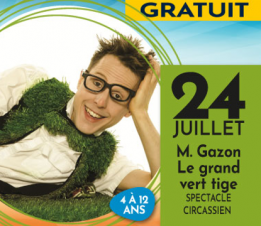 P'tits jeudis ensoleillés |Le grand vert tige avec M. Gazon
