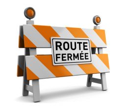 Fermeture du chemin du Mont-Sauvage